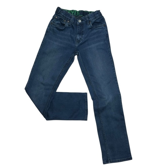Levi's Boys 511 Slim Fit Denim Blue Jeans Size 12 - Picture 1 of 10